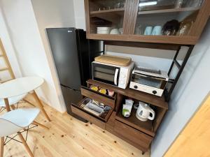 A cozinha ou kitchenette de Only one group stays per day -Kanouya-家族や仲間と貸し切り宿 加納屋