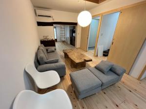 Uma área de estar em Only one group stays per day -Kanouya-家族や仲間と貸し切り宿 加納屋