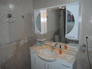 Koupelna v ubytování Bungalow Halil