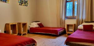 Ein Bett oder Betten in einem Zimmer der Unterkunft Inovatorių slėnis/ Innovators' valley