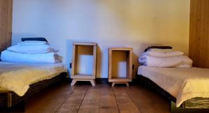 Ein Bett oder Betten in einem Zimmer der Unterkunft Inovatorių slėnis/ Innovators' valley