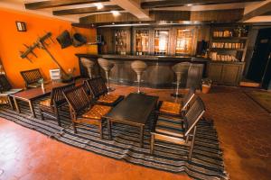 Ein Sitzbereich in der Unterkunft Mountain Lodges of Nepal - Lukla