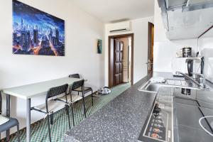 Kuchyň nebo kuchyňský kout v ubytování Excellent apartments in Spa City Center 5 min walk from the Colonnade