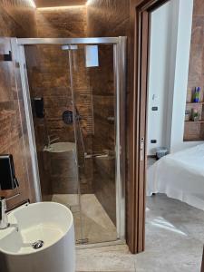 Koupelna v ubytování Binario1 Rooms