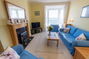 Χώρος καθιστικού στο Plas Hafan Apartment 2 Aberystwyth