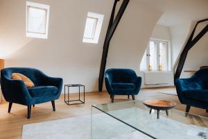 Posezení v ubytování Castellum Residence Brugge