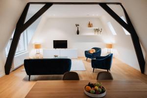 TV a/nebo společenská místnost v ubytování Castellum Residence Brugge