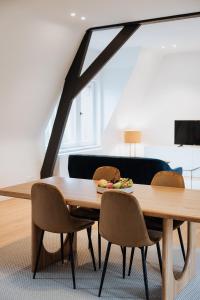 TV a/nebo společenská místnost v ubytování Castellum Residence Brugge