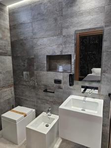 Koupelna v ubytování Binario1 Rooms
