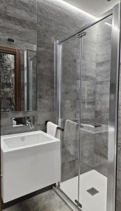 Koupelna v ubytování Binario1 Rooms
