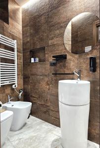 Koupelna v ubytování Binario1 Rooms
