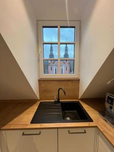 Kuchyň nebo kuchyňský kout v ubytování Zentrale Wohnung in Prüm für Traum-Urlaub