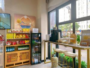 Set per la preparazione di tè e caffè presso Serveyou International Apartment - Free Airport Pickup & Free Canton Fair Shuttle Bus