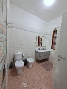 Koupelna v ubytování Villa Leale