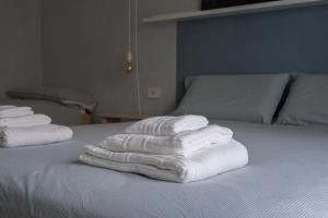 Postel nebo postele na pokoji v ubytování B&B Colori Del Lago