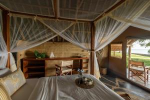 Area soggiorno di Mwazaro Beach Lodge
