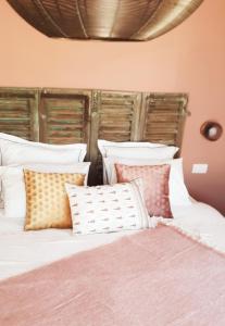 Cama o camas de una habitación en Residenza Villa Genua