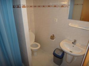 Koupelna v ubytování Penzion u Bednářů
