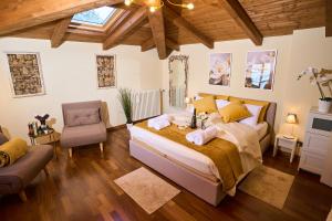 Ένα ή περισσότερα κρεβάτια σε δωμάτιο στο [Villa Amelia] - Vista Mare -