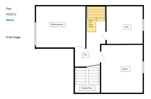 Floor plan ng Fewo Odenwald - Marie