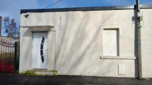 Bygningen som feriehuset ligger i