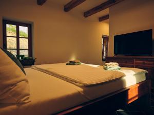 Uma cama ou camas num quarto em Clearpoint