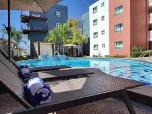 Bazén v ubytování Saint George Hotel - Spa & Temazcal nebo v jeho okolí