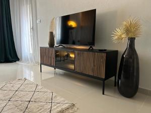 TV a/nebo společenská místnost v ubytování Sunny Seashell - Playa a 200m