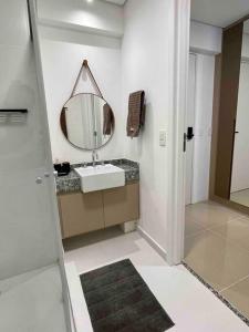 Ванна кімната в Studio bem localizado / Prox estação Trianon