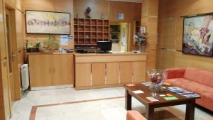Kuchyň nebo kuchyňský kout v ubytování Hotel Alfageme