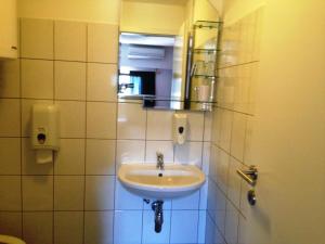 Koupelna v ubytování B&B Rot