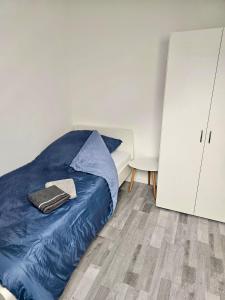 Postel nebo postele na pokoji v ubytování Apartment Weikersheim II
