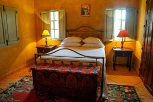 A bed or beds in a room at Casa 1 - Beautiful house at San Miguel with pool and views.