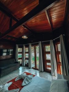 Postel nebo postele na pokoji v ubytování Village dos Pássaros