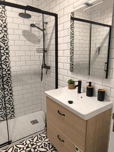 Koupelna v ubytování Fredjó Casa