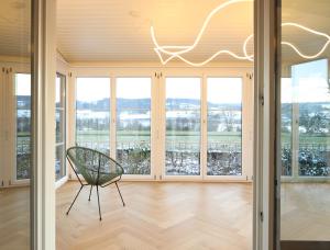 Μπαλκόνι ή βεράντα στο Seehaus BEIJA-FLOR - Bodensee-Radweg & -Badeufer