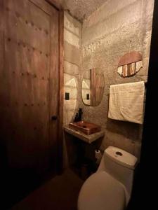 Kúpeľňa v ubytovaní Los Helechos 5M