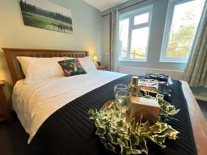 Posteľ alebo postele v izbe v ubytovaní 1BR Flat MK Centre - Free Parking - Private Garden - Long stays welcome - just ask