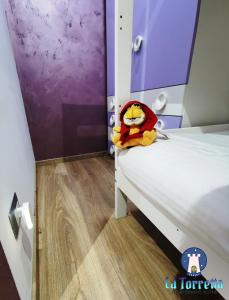 Postel nebo postele na pokoji v ubytování LA TORRETTA apartment suite