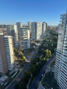 Nespecifikovaný výhled na destinaci Concón nebo výhled na město při pohledu z apartmánu