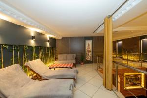 Posezení v ubytování The Byzantium Suites Hotel & Spa