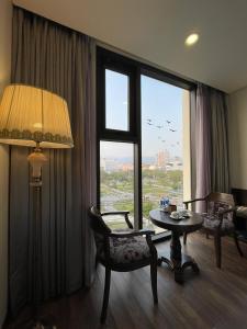 Istumisnurk majutusasutuses Danaciti Hotel