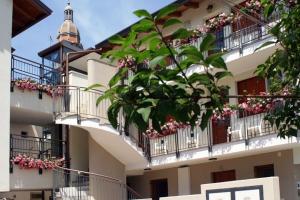 Balkón nebo terasa v ubytování Hotel Ristorante Cigno - Camere and Aparthotel