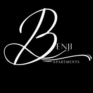 uma letra branca b logótipo num fundo preto em 2 bedroom apartment in Musanze( Benji) em Ruhengeri