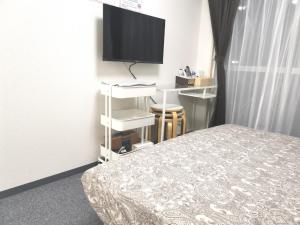 Un televizor și/sau centru de divertisment la XL Shinjuku House