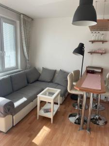 Zona de estar de Park View City Center Location Apartment with Balcony