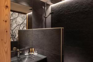 Koupelna v ubytování Hotel Cote Brune