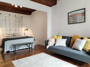 Postel nebo postele na pokoji v ubytování Steve Apartamento