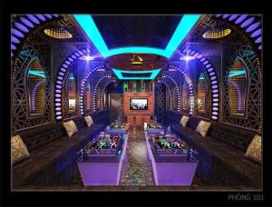 Χώρος καθιστικού στο Coecco Xieng Khouang Hotel