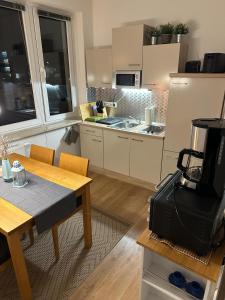 Η κουζίνα ή μικρή κουζίνα στο Captain Lodge